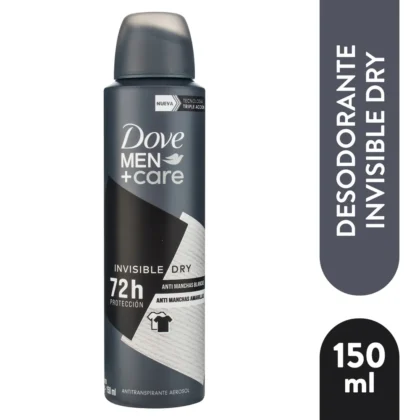 DESODORANTE DOVE MEN+CARE INVISIBLE DRY 150ML