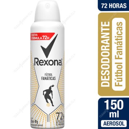 DESODORANTE REXONA FUTBOL FANATICAS 72H 150ML