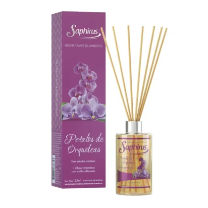 DIFUSOR SAPHIRUS 125 ML PETALOS DE ORQUIDEAS