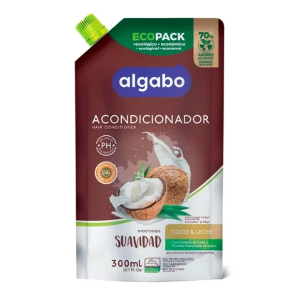ECOPACK ALGABO ACONDICIONADOR COCO&LECHE X