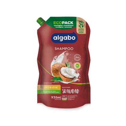 ECOPACK ALGABO SHAMPOO  COCO&LECHE 930 ML