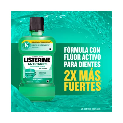 ENJUAGUE BUCAL LISTERINE ANTICARIES 500ML