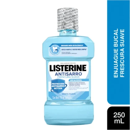 ENJUAGUE BUCAL LISTERINE FRESCURA SUAVE 250ML