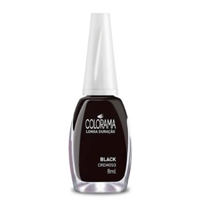 ESMALTE UÑAS COLORAMA BLACK