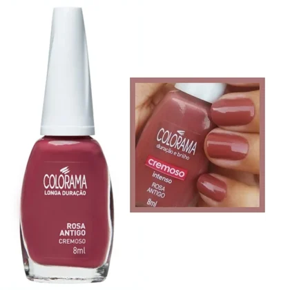 ESMALTE UÑAS COLORAMA ROSA ANTIGUO