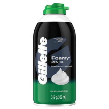 ESPUMA DE AFEITAR GILLETTE MENTOL 312G