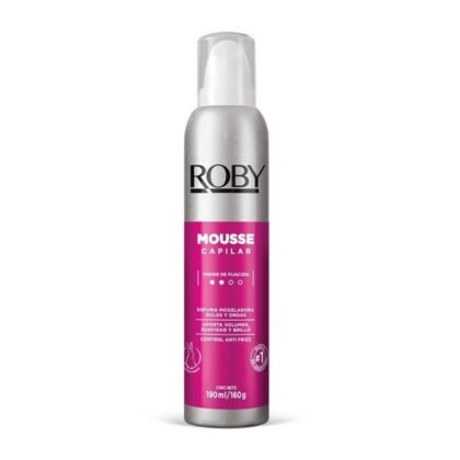 ESPUMA MODELADORA ROBY MOUSSE CAPILAR 190ML