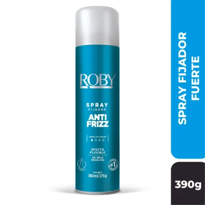 FIJADOR SPRAY ROBY ANTI FRIZZ 390ML