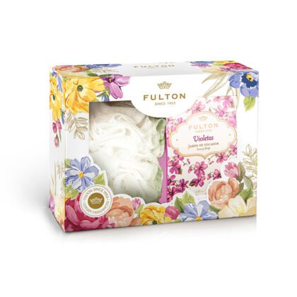FULTON JABON+ESPONJA VIOLETAS