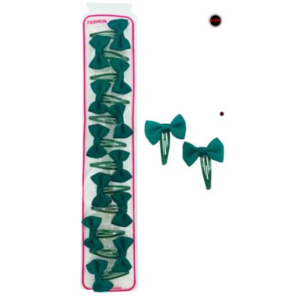 HEBILLAS TIC TAC ROSA VERDE AZUL X6