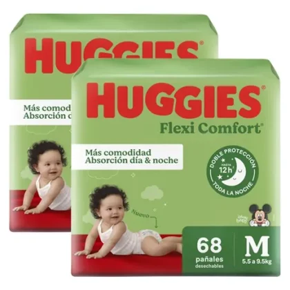 HUGGIE FLEXI AHORRO MED X 68UN