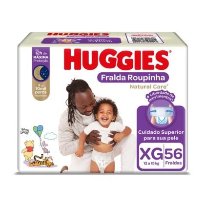 HUGGIE PANT FRALDA ROUPINHA 56 UN