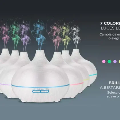 HUMIFICADOR ULTRASONIC 7LED