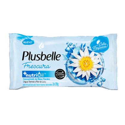 JABON DE MANOS PLUSBELLE FRESCURA 120G
