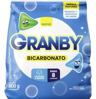 JABON EN POLVO GRANBY CON BICARB X 800G