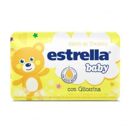 JABON GLICERINA ESTRELLA BABY 75G