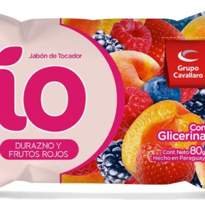 JABON IO DURAZNO Y FRUTOS ROJOS 3X80G