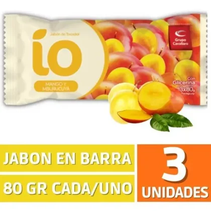 JABON IO MANGO Y MARACUYA 3X80G