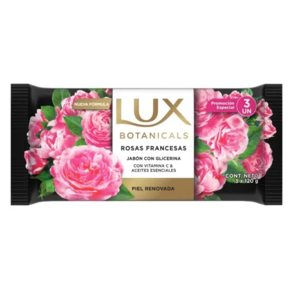 JABON LUX BOTANICALS ROSAS FRANCESAS X3