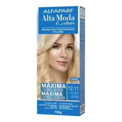 TINTURA ALFAPARF KIT 11.01 RUBIO PLATINADO CENIZA