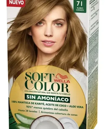 TINTURA WELLA SOFT COLOR 71 RUBIO CENIZO