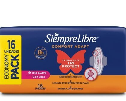 TOALLA FEM SIEMPRE LIBRE X 16 ADAPT PLUS