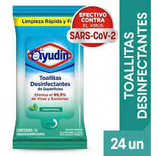 TOALLITAS DESINFECTANTES X24